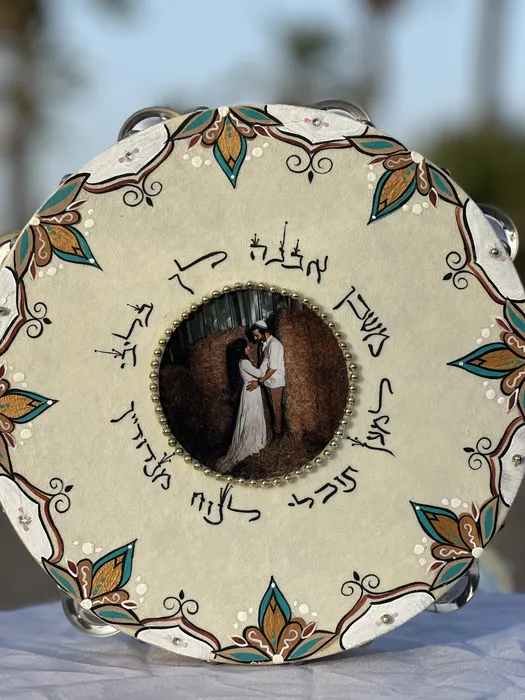 תמונה זוגית על תוף מעוצב