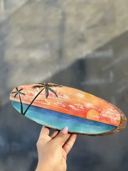 שלט לדלת שקיעה