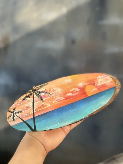 שלט לדלת שקיעה