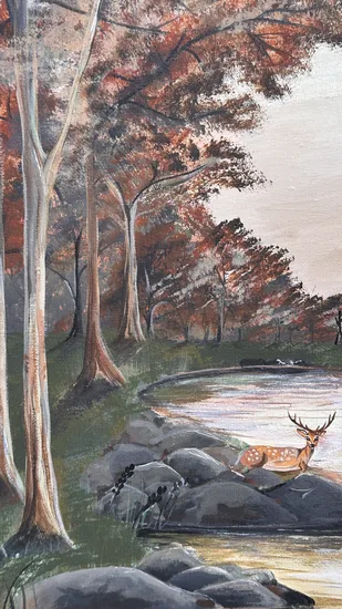 ציור "הנחל נובע"