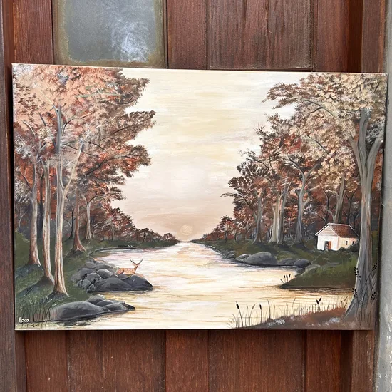 ציור "הנחל נובע"