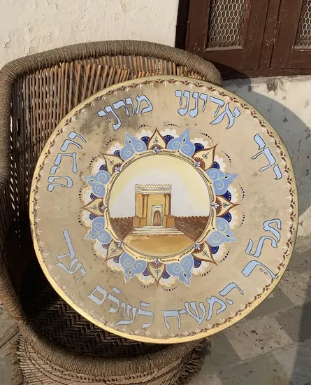 "יחי אדוננו" על תוף ענק