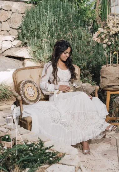 ברכת כלה על תוף בסגנון בוהו שיק